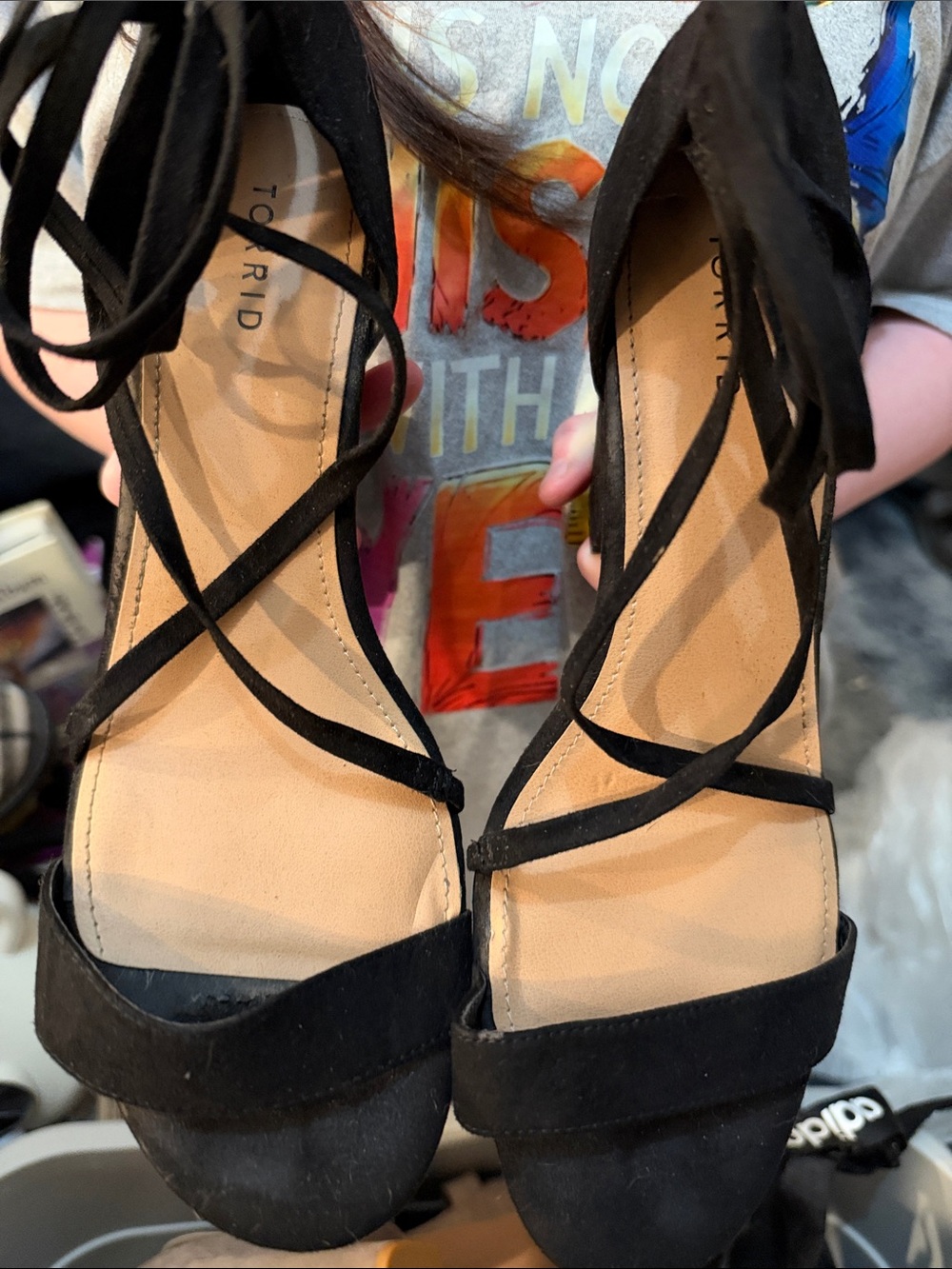 Torrid Strap Heels-11.5W - Picture 2 of 3